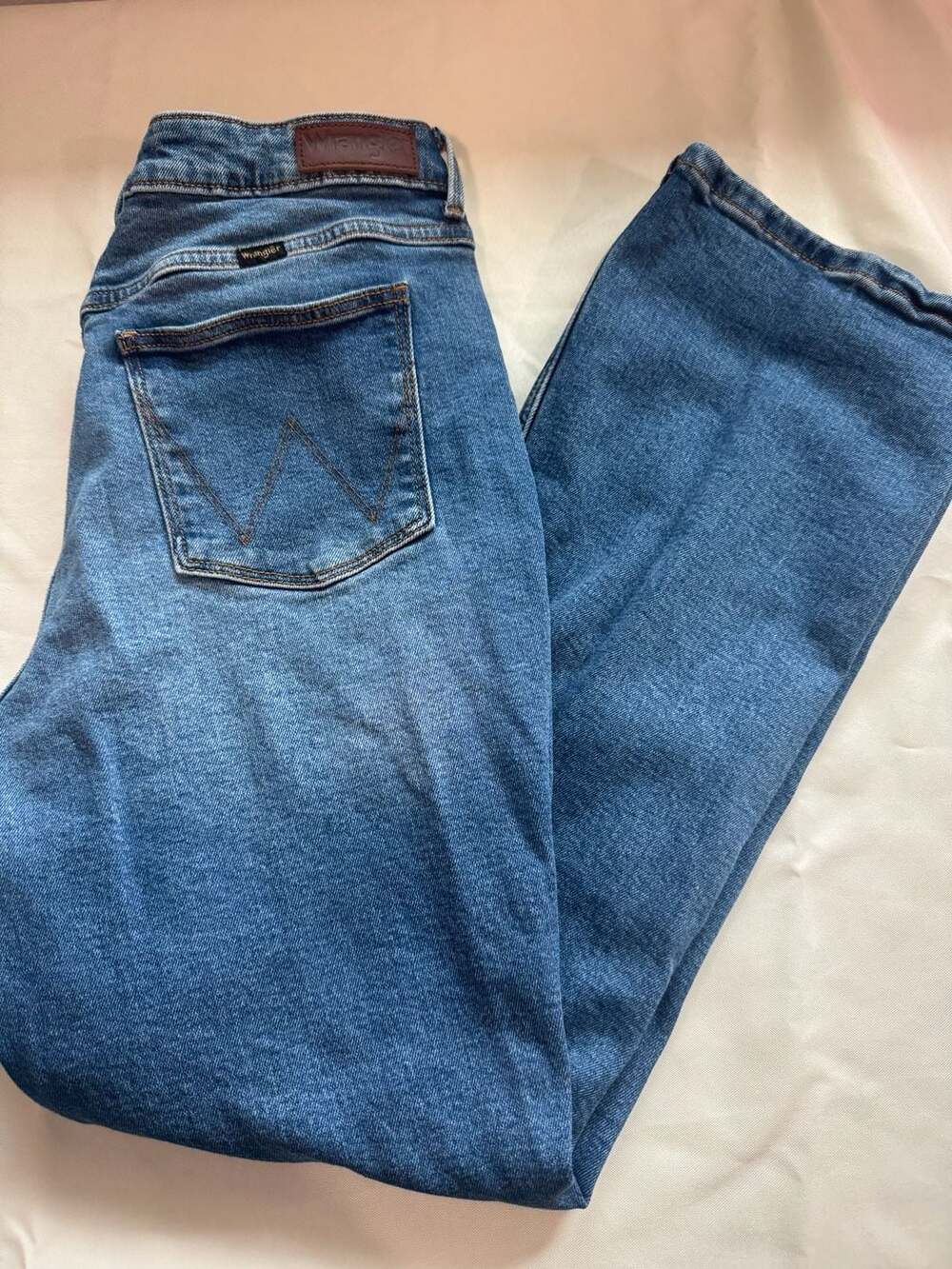 Y2K Western Wrangler High-Rise Bold Bootcut Jeans Cowgirl Size 14